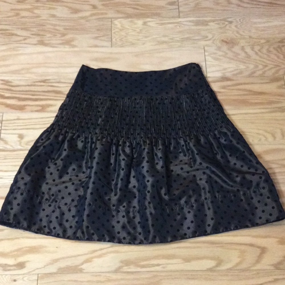 2 Entracte iridescent brown polka-dotted party skirt from Paris